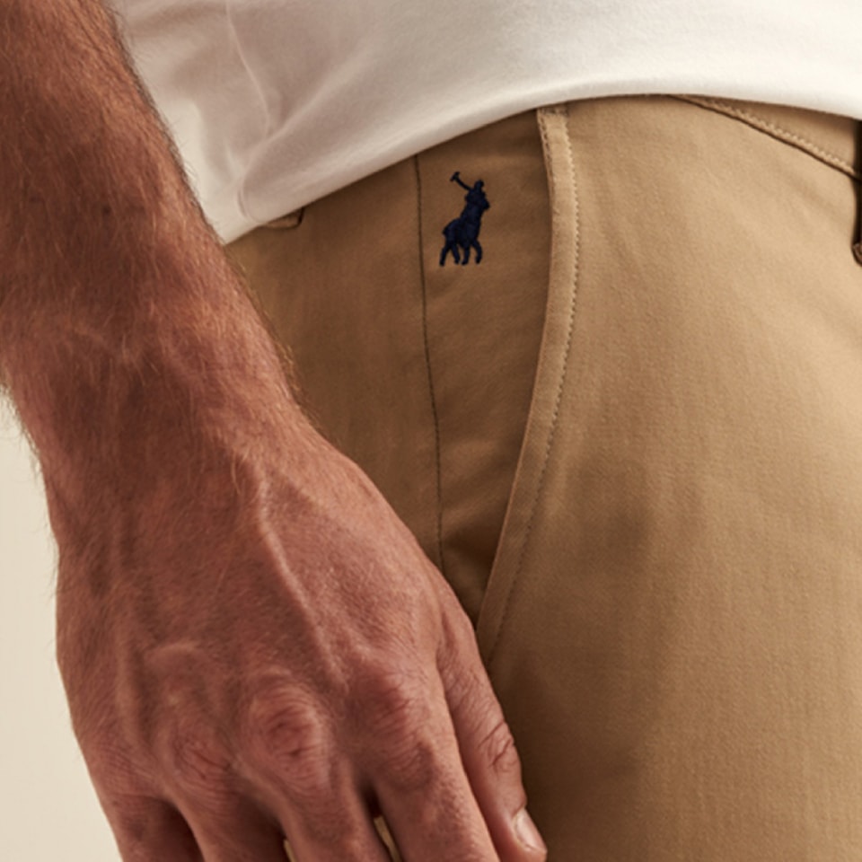 Venice Slim Fit Chino in Khaki