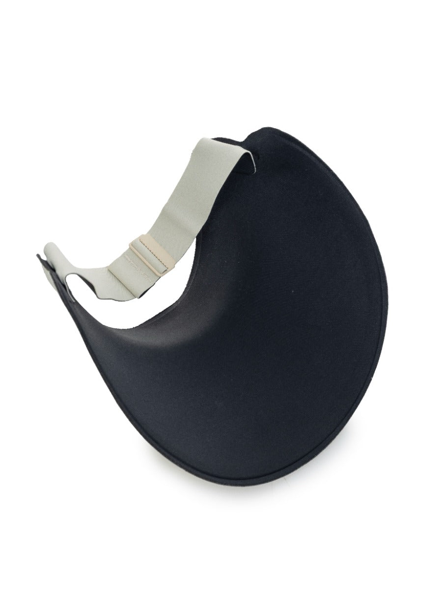 Wide Brim Sun Visor in Milk
