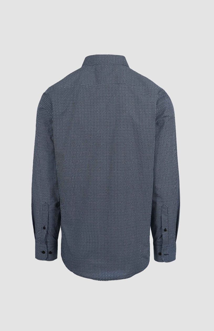 Damon LS Tailored Shirt in Blue