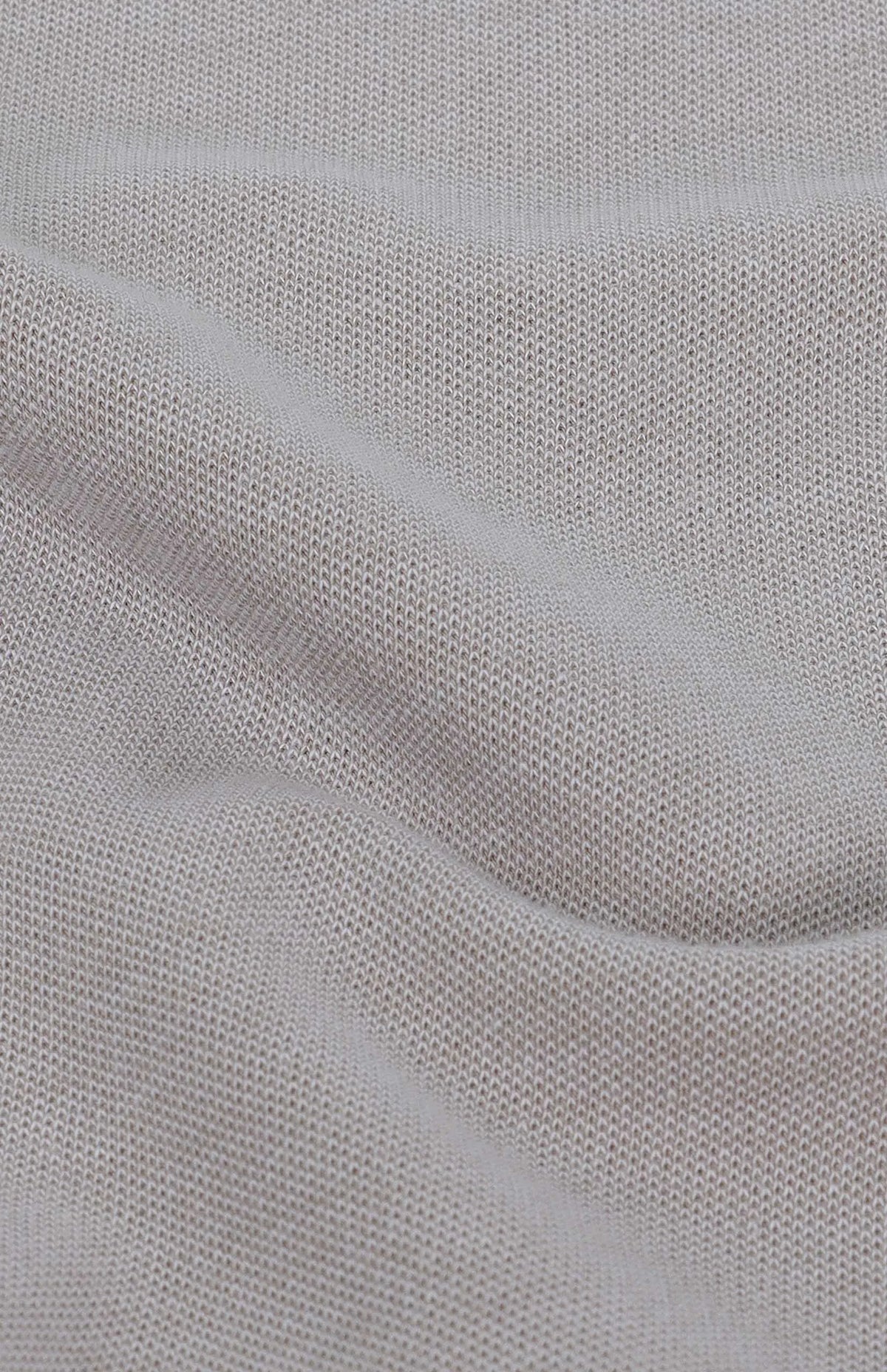 Charl Jacquard Collar Golfer in Stone