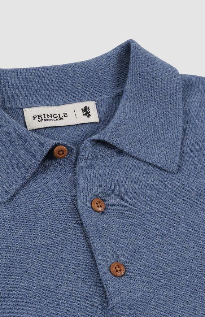 Gary LS Merino Golfer in Blue