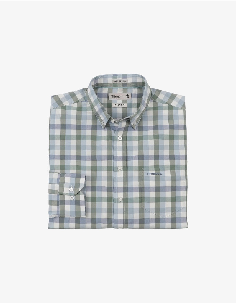 Joe Check LS Classic Shirt in Green