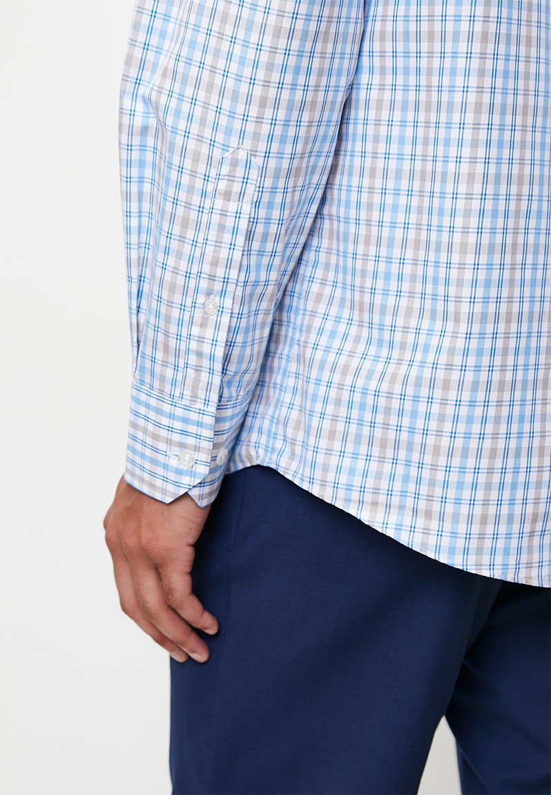 Nicholas LS Classic Shirt in Blue