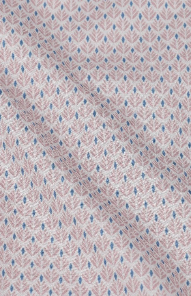 Sam Printed Classic SS Shirt in Pink