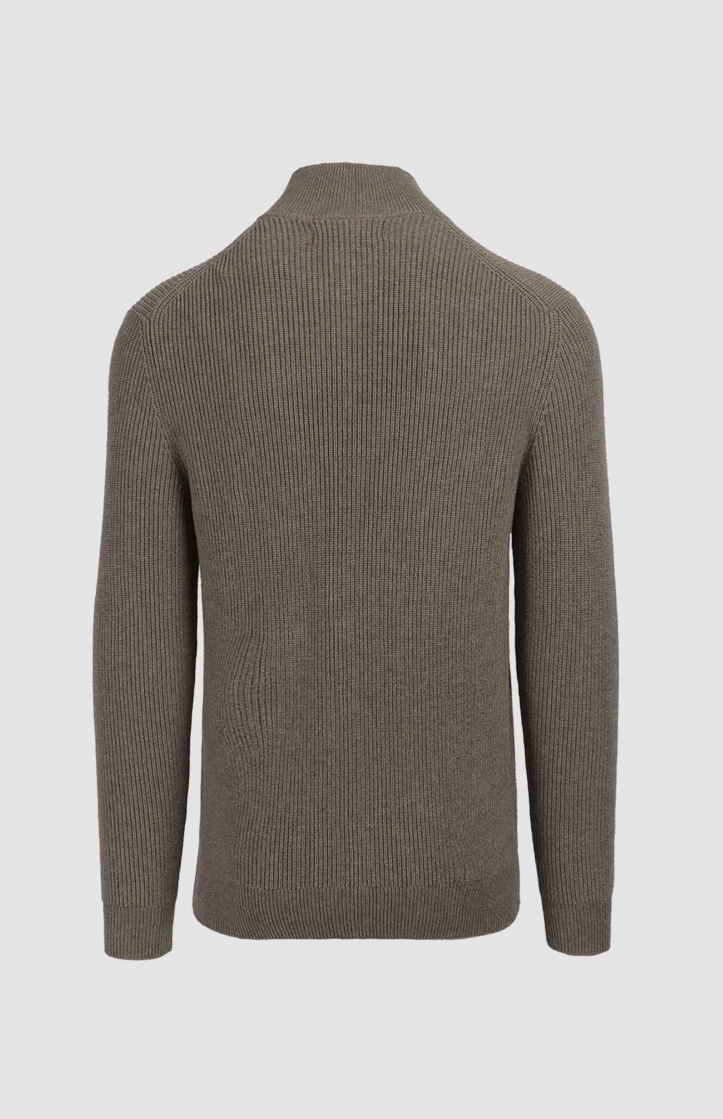 Albert 1/4 Zip Wool / Cotton Blend Knit
