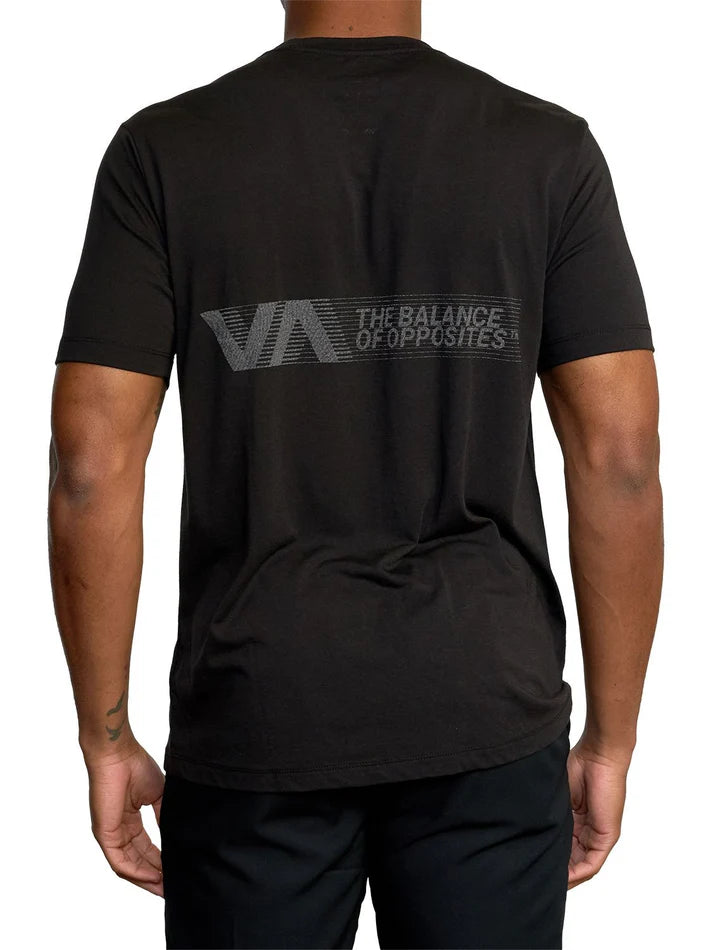 Big RVCA Speed SS Tee in Black