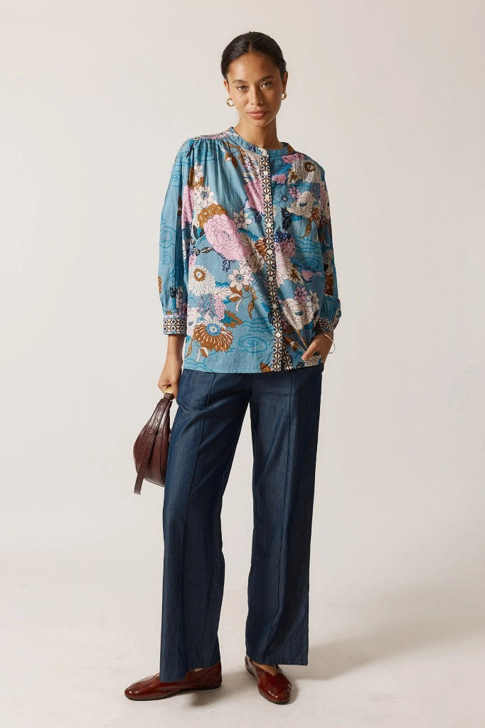 Primrose Top in Blue