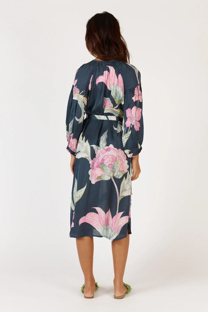 Ubud Maxi Dress in Navy