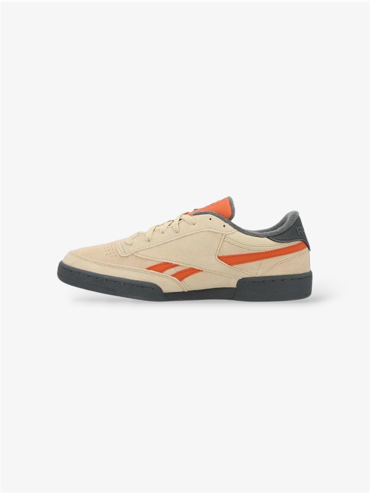 Club C Revenge Vintage Unisex Sneakers in Simple Beige / Grey / Rust Orange