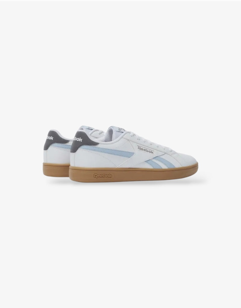 U Court Retro Sneaker in White / Y2K Blue / Gum