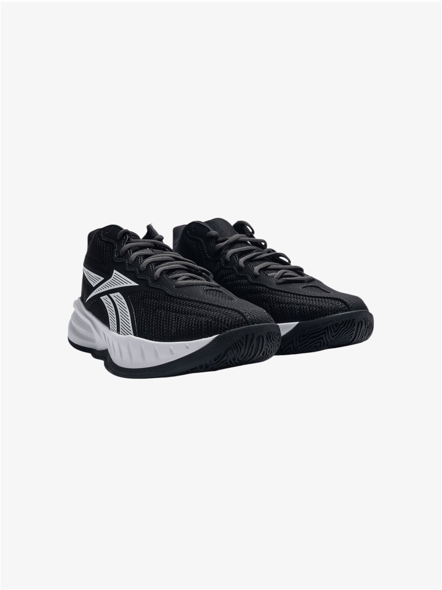 Press Unisex Sneaker in Core Black / White / Washed Black