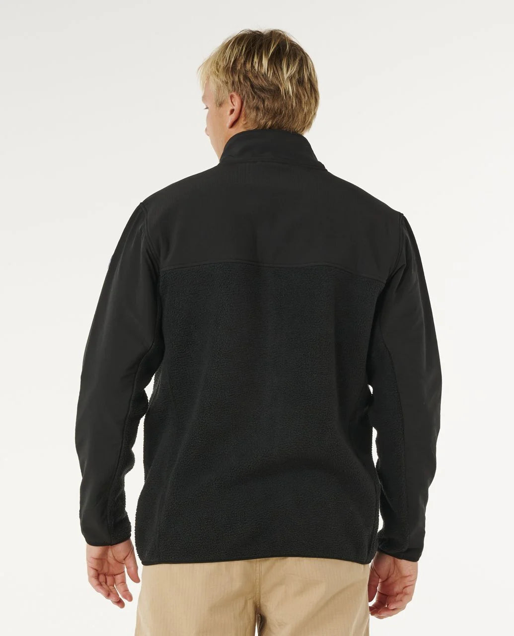 Anti Series Search Zip Crew Jacket in Black