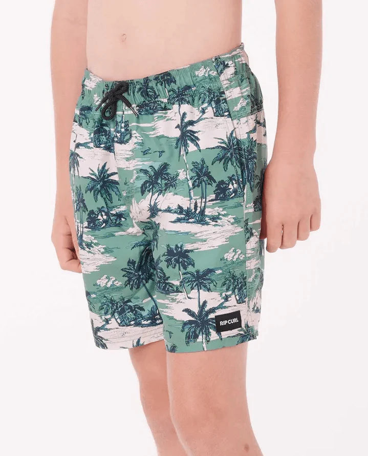 Boys Tropic Dreams Volley in Green