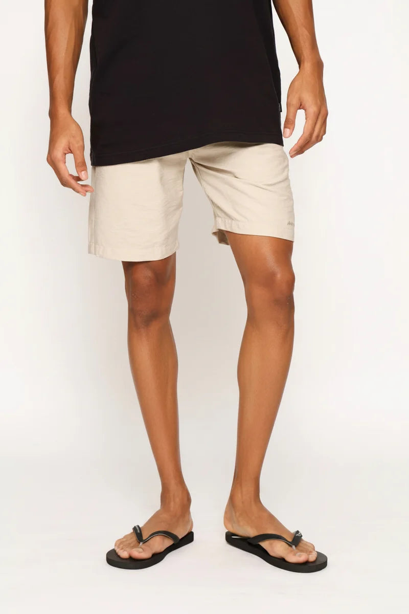 Classic Corp Linen Short in Oatmeal