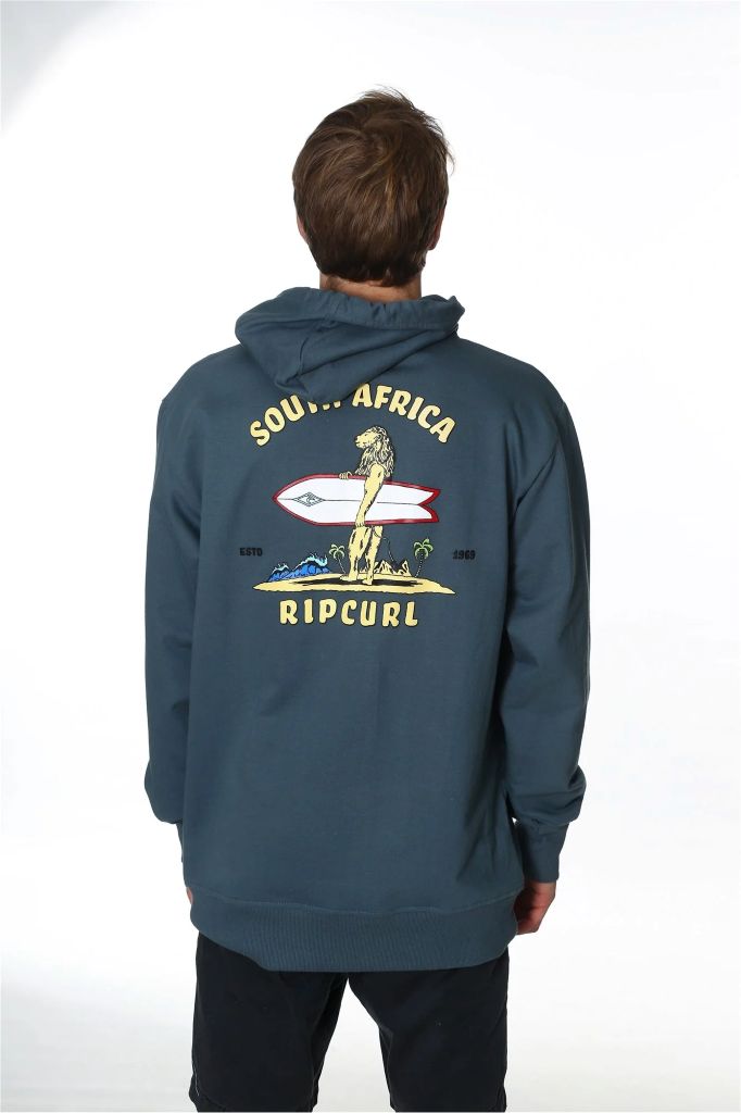 Lion Hoodie in Slate