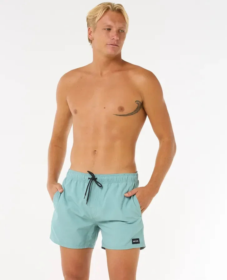 Offset Elasticated Volley in Blue Bell