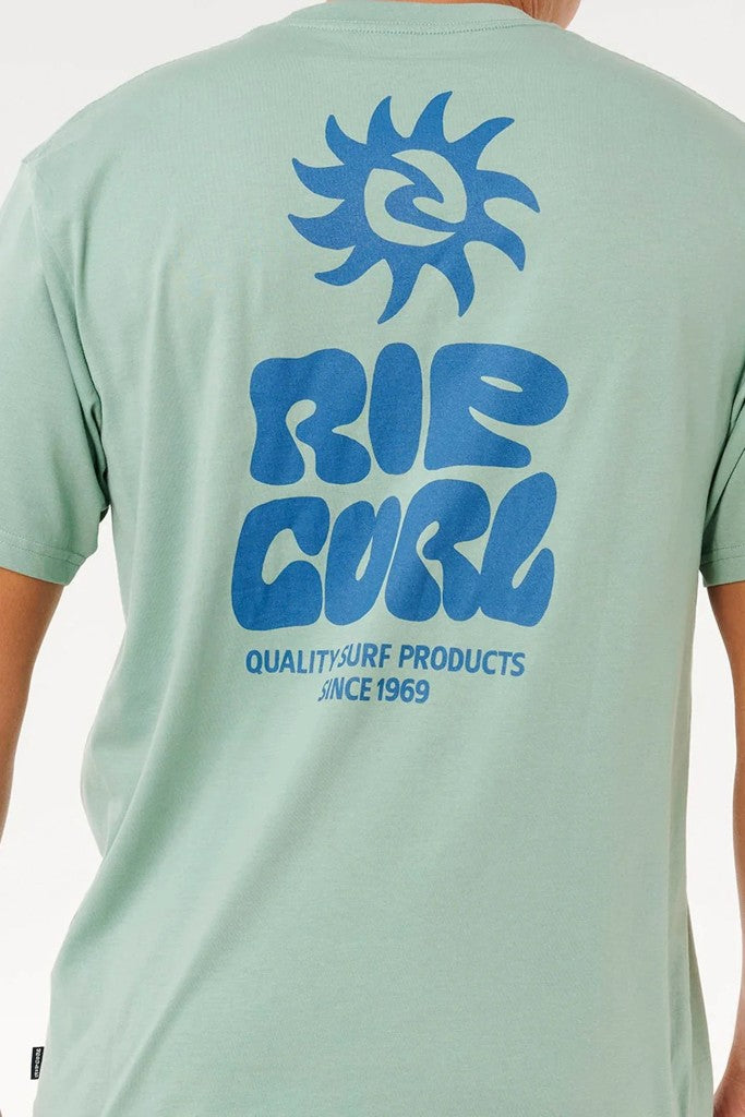 Pacific Rinse Glass Off Tee in Aloe