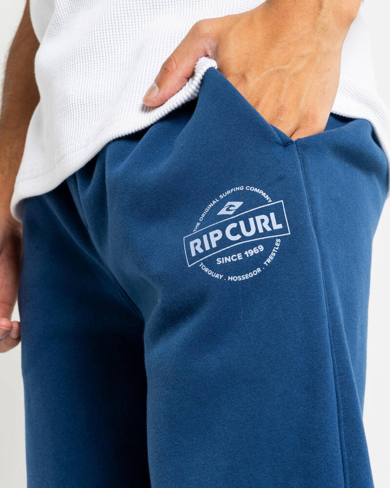 Stapler Track Pants in Washed Navy