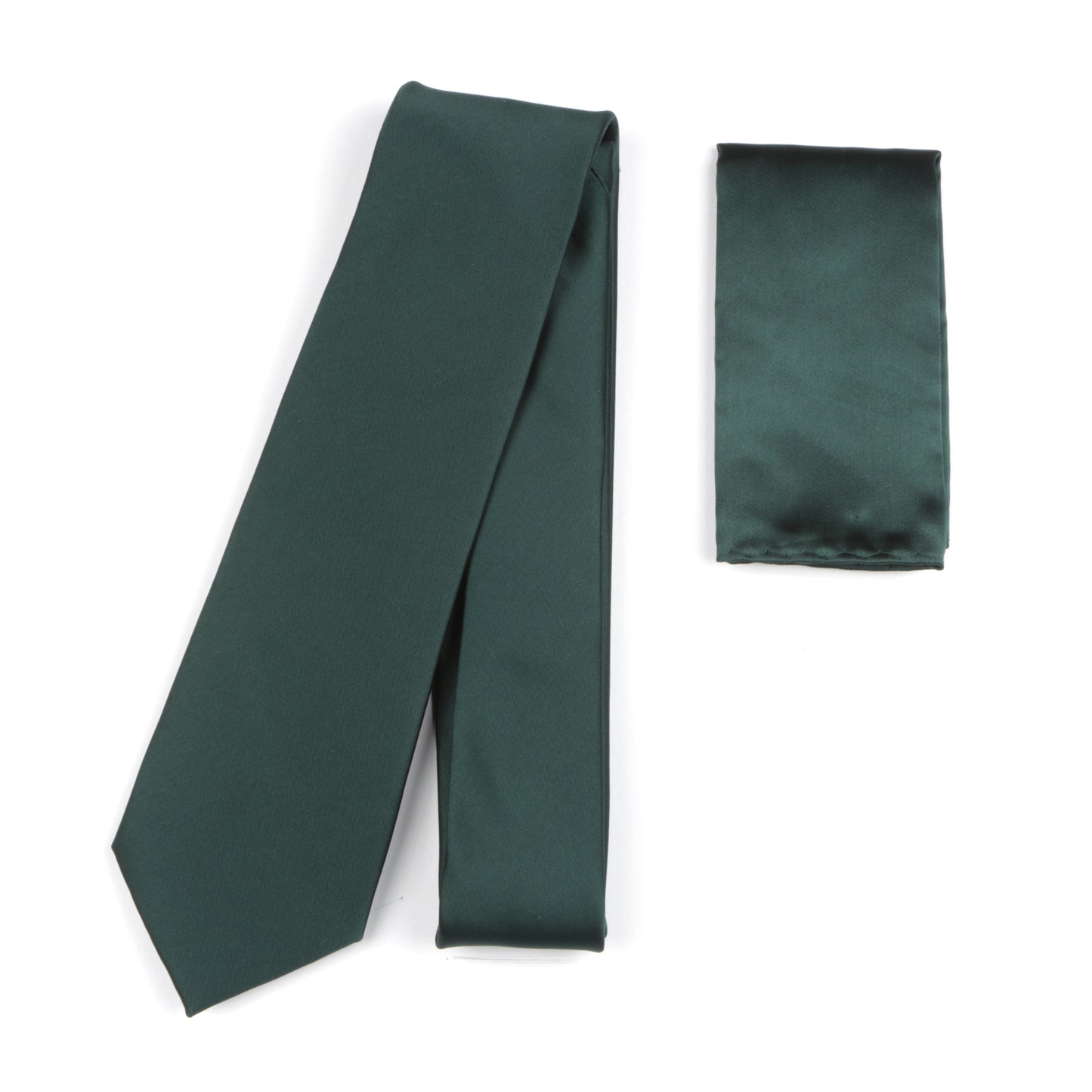Classic Plain Tie in Bottle Green