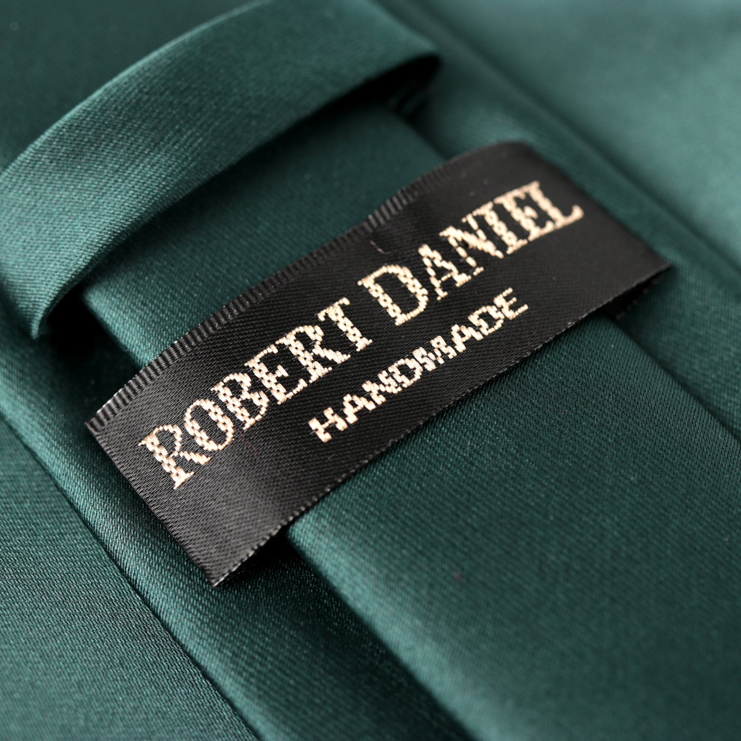 Classic Plain Tie in Bottle Green