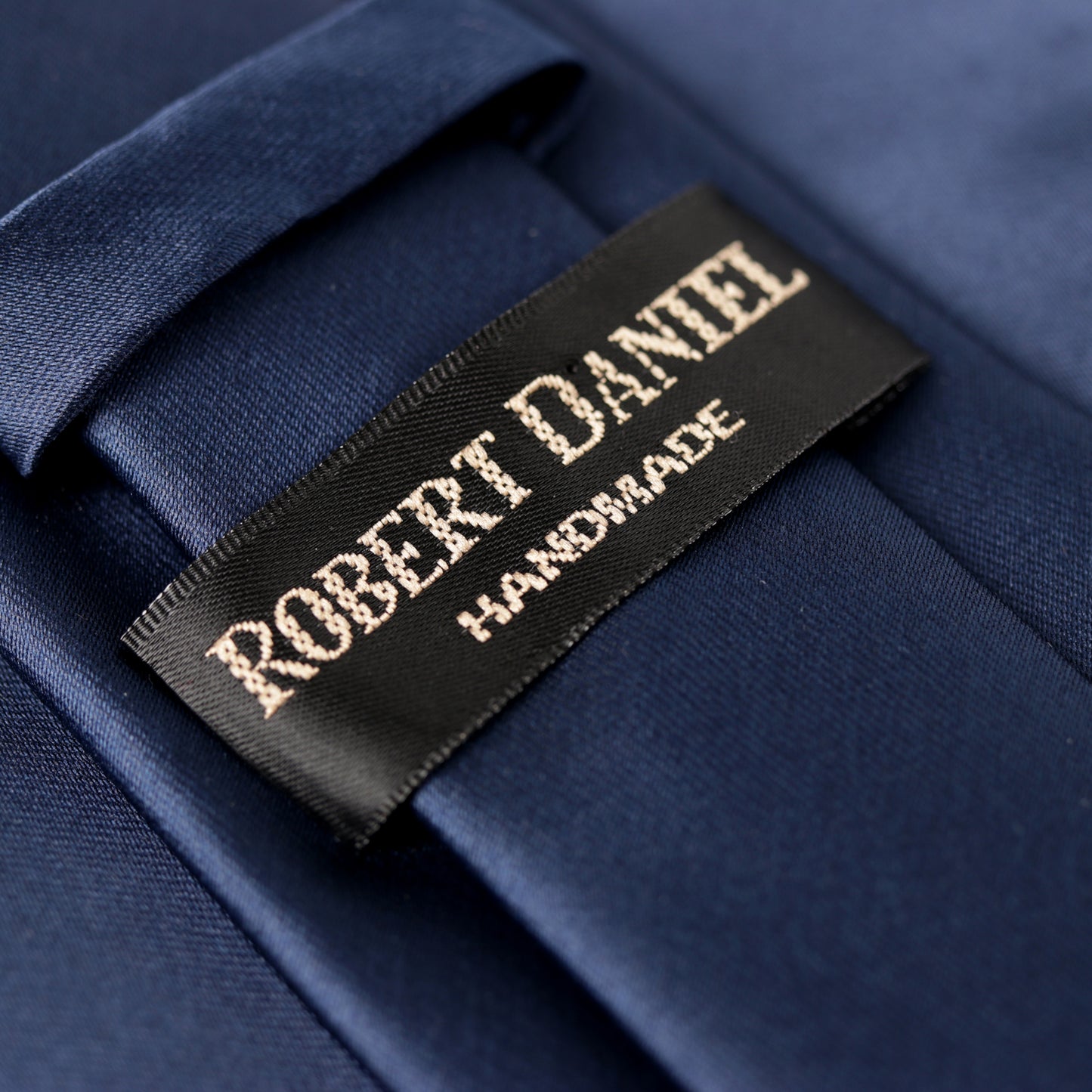 Classic Plain Tie in Dark Navy