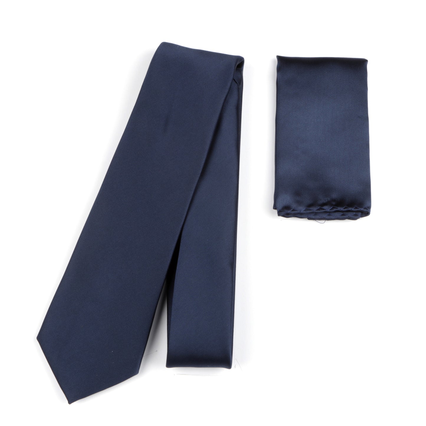 Classic Plain Tie in Dark Navy
