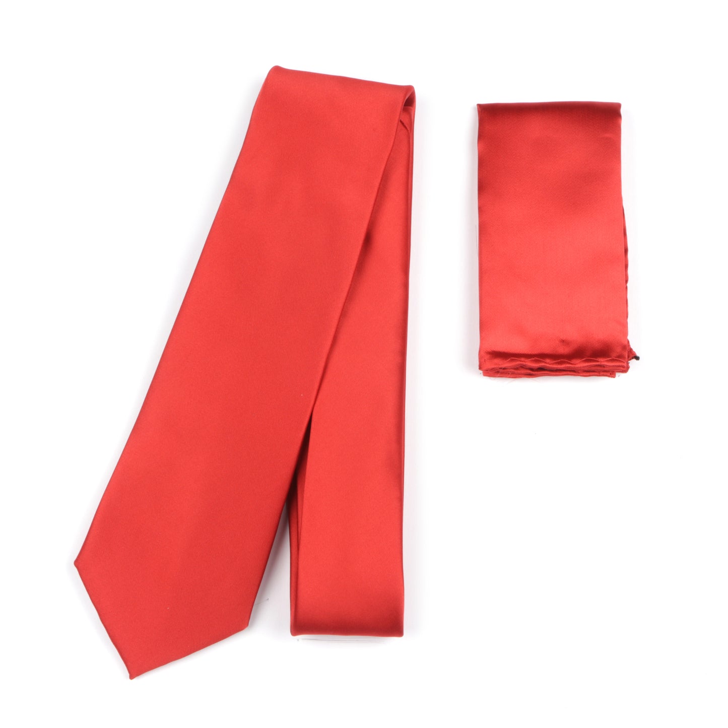 Classic Plain Tie in Ferrari Red