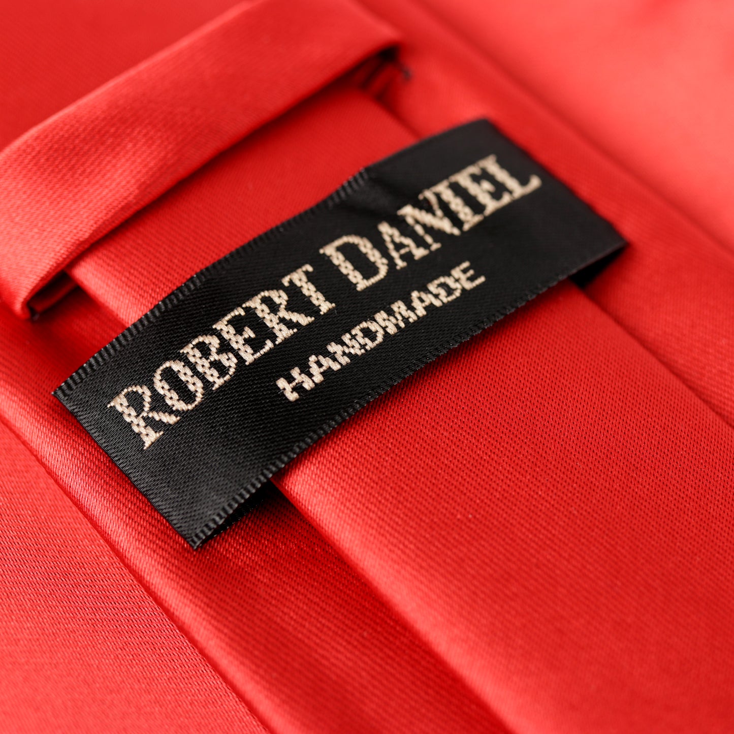 Classic Plain Tie in Ferrari Red