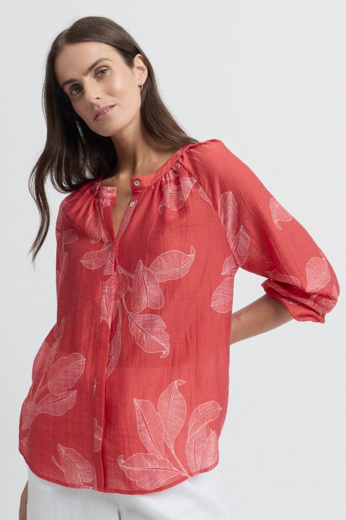 Rosella Print Blouse
