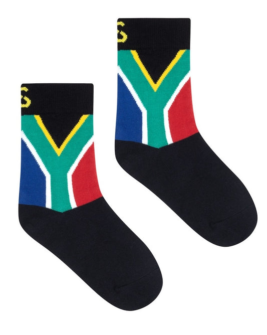 Kids Cotton SA Flag Socks