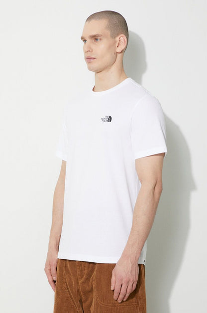 Simple Dome SS Tee in White