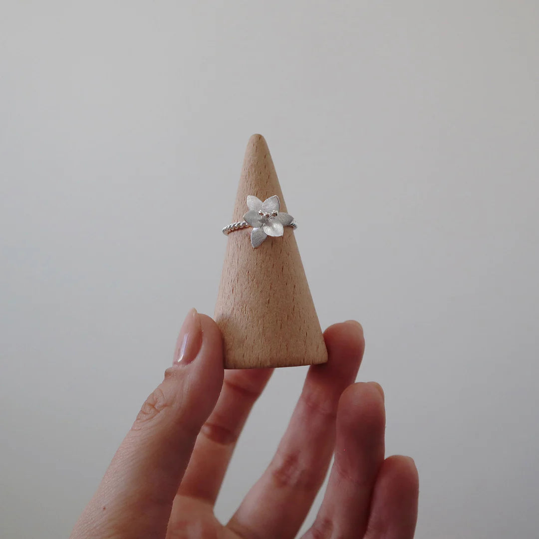 Sterling Silver Flower Ring