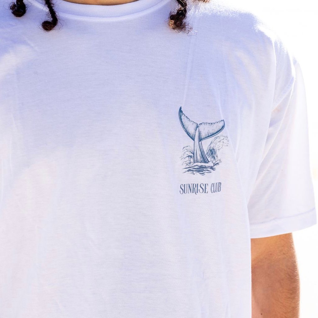 Sunrise Club Tee in White