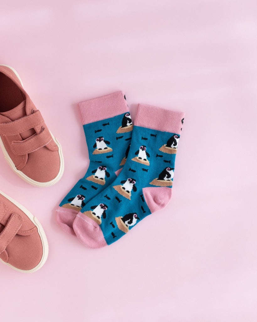 Kids Cotton Pengu Socks