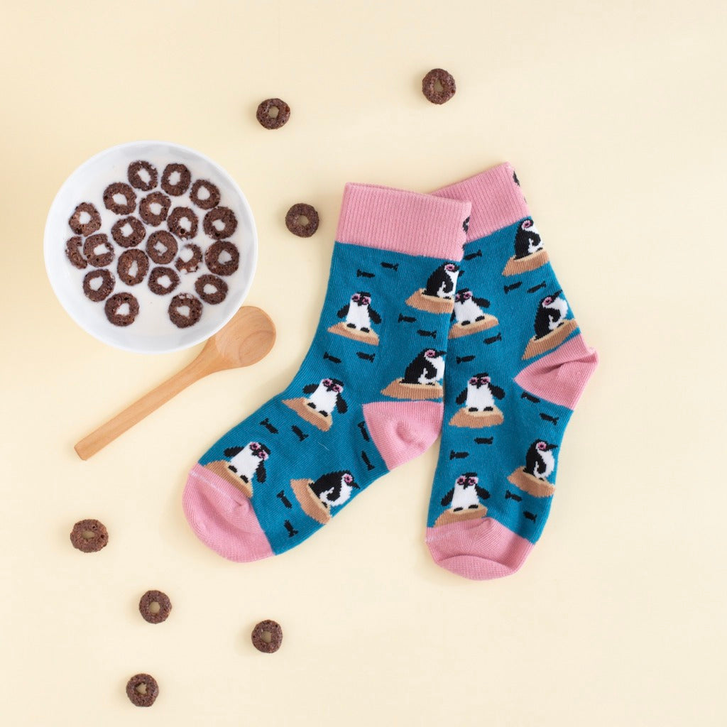 Kids Cotton Pengu Socks