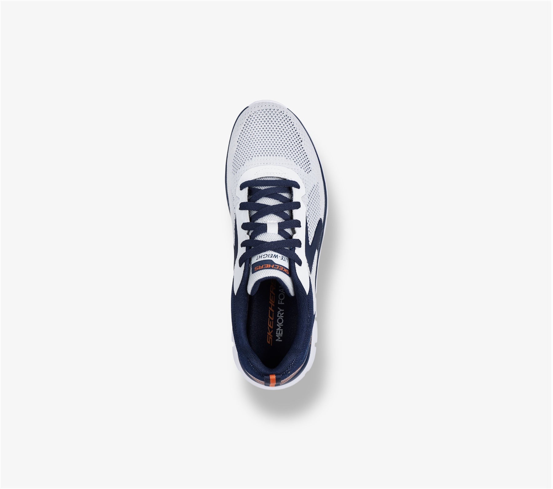 Track Trainer in White / Navy
