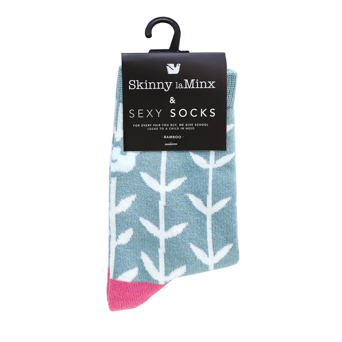 Skinny laMinx Bamboo Orla Wedgewood Socks