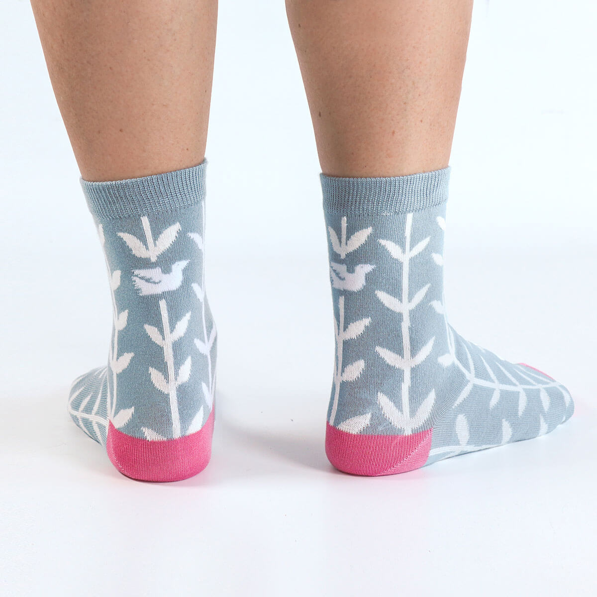 Skinny laMinx Bamboo Orla Wedgewood Socks