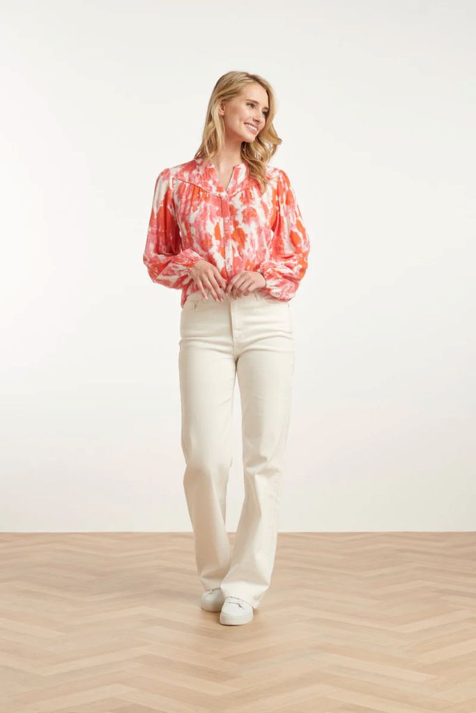 Abstract Paint Blouse