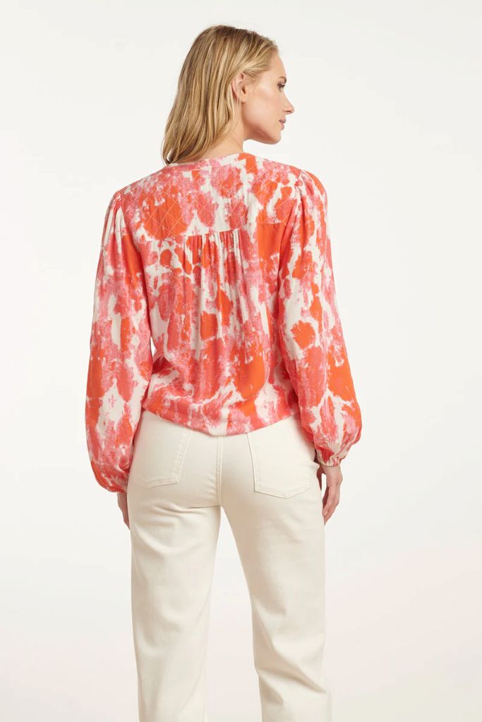 Abstract Paint Blouse
