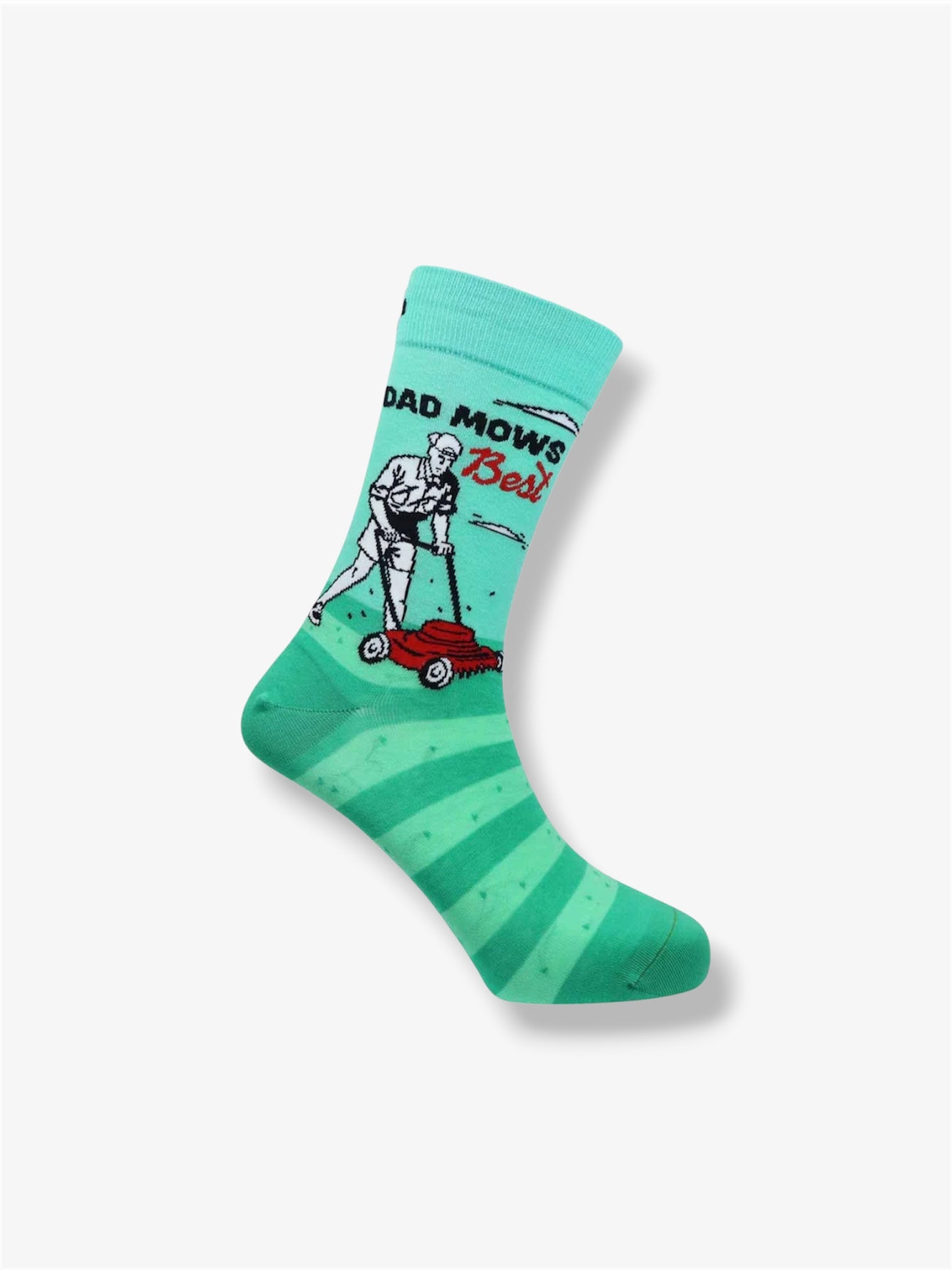 Dad Mows Cotton Socks