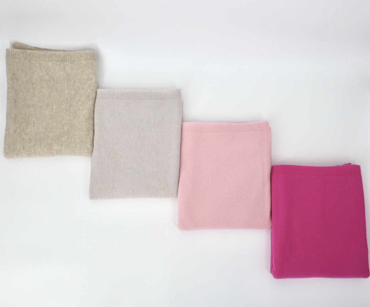 Pure Cashmere Oversized Wrap in Albatross