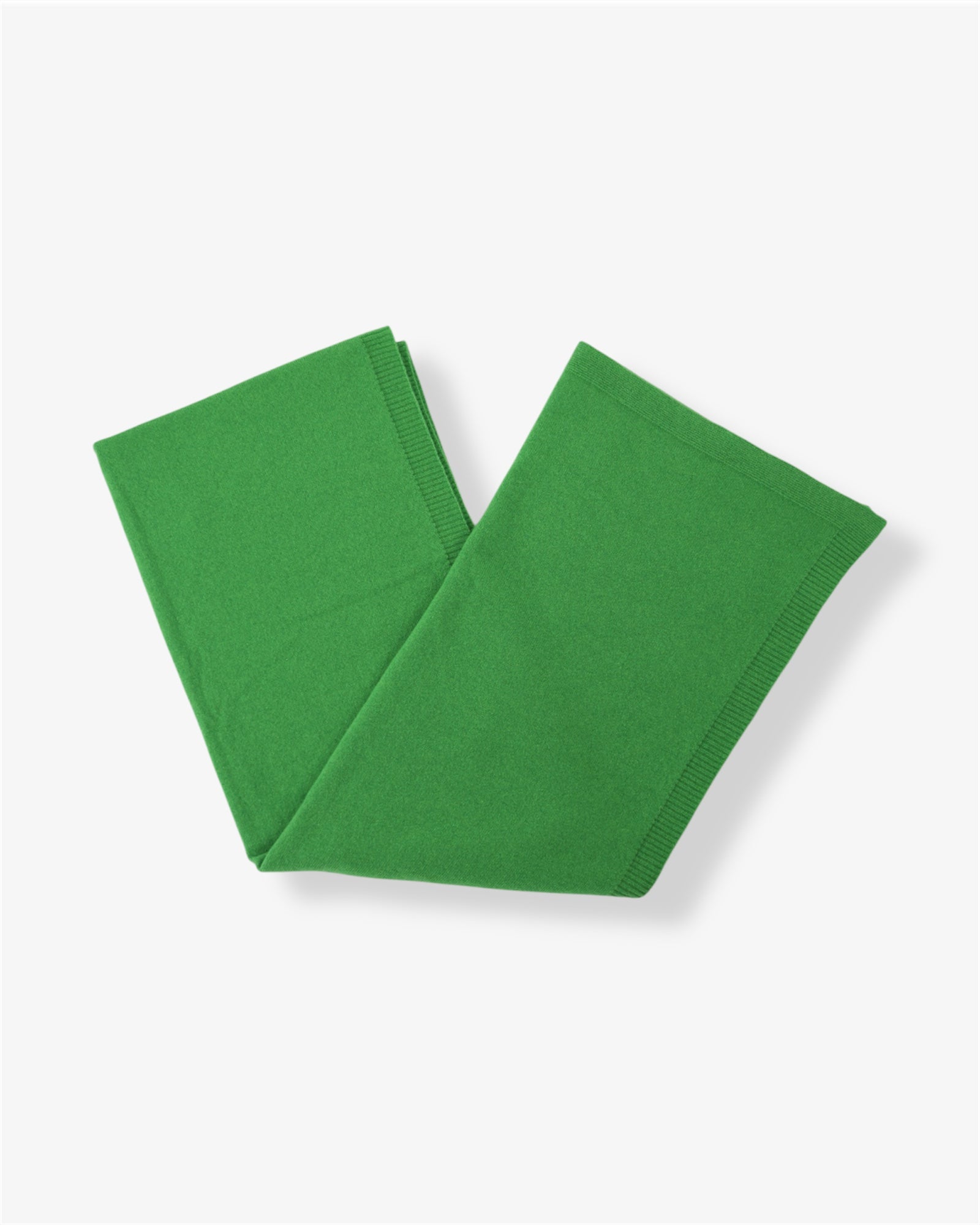 Pure Cashmere Oversized Wrap in Shamrock