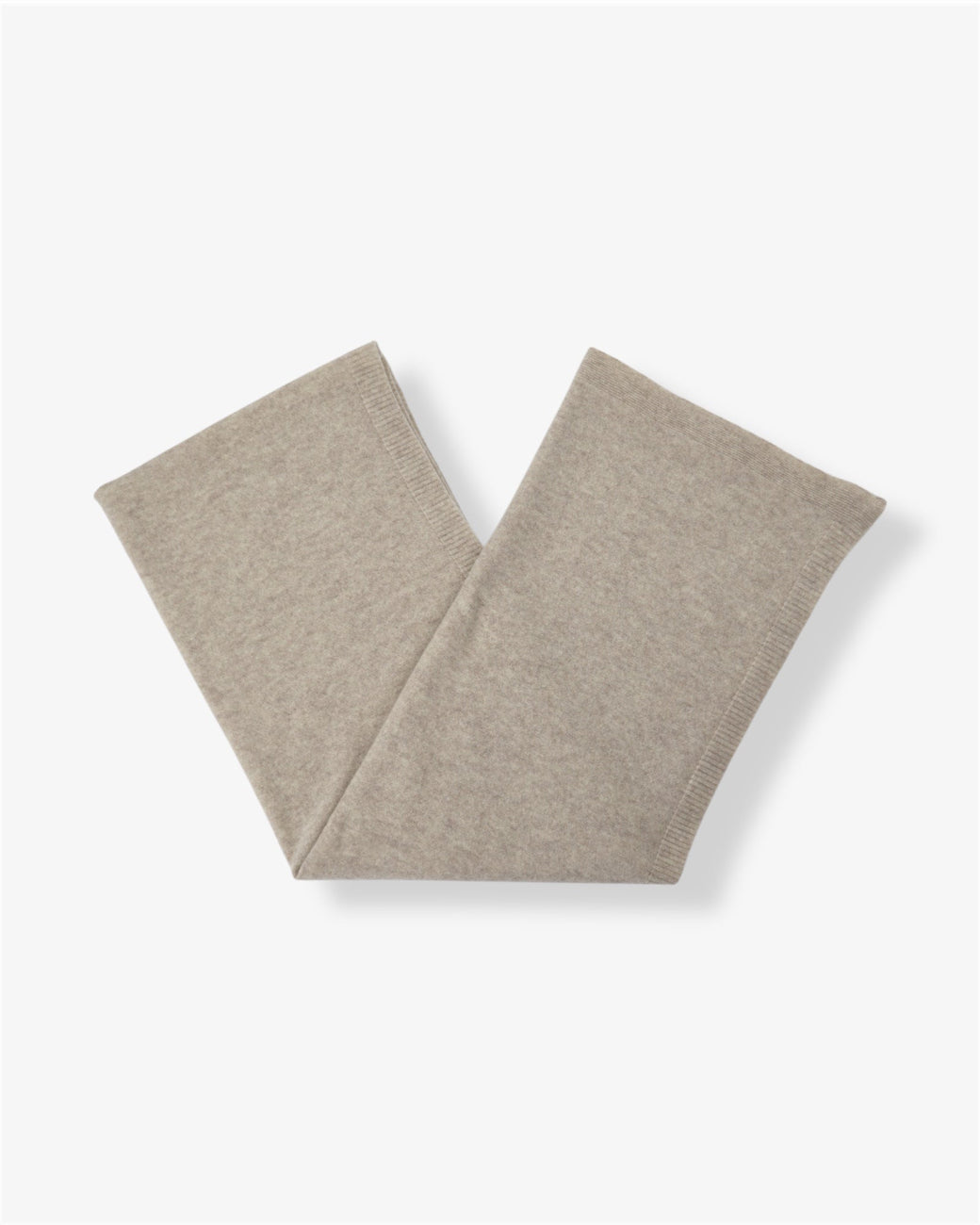 Pure Cashmere Oversized Wrap in Toast
