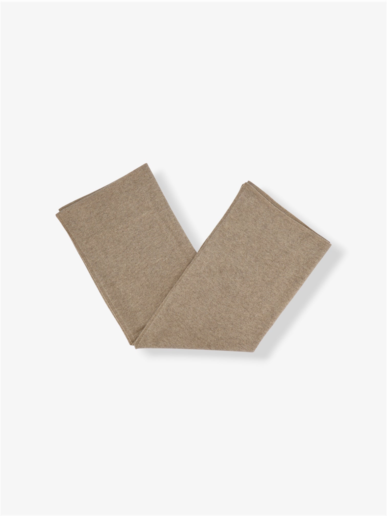Pure Cashmere Oversized Wrap in Eco Stone