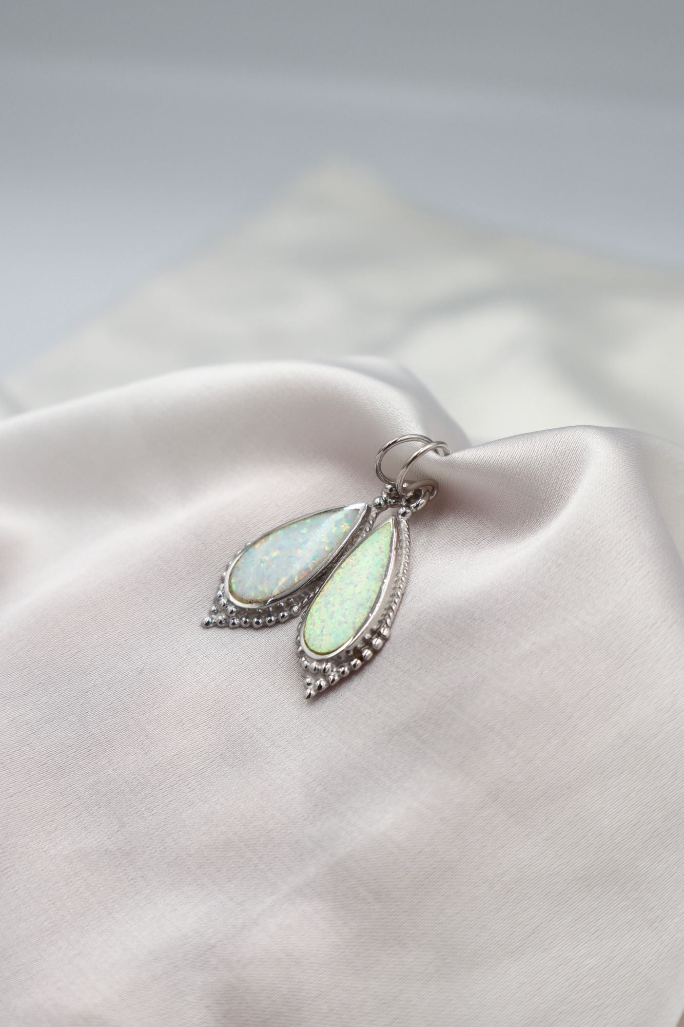 Sterling Silver Opaline Earrings