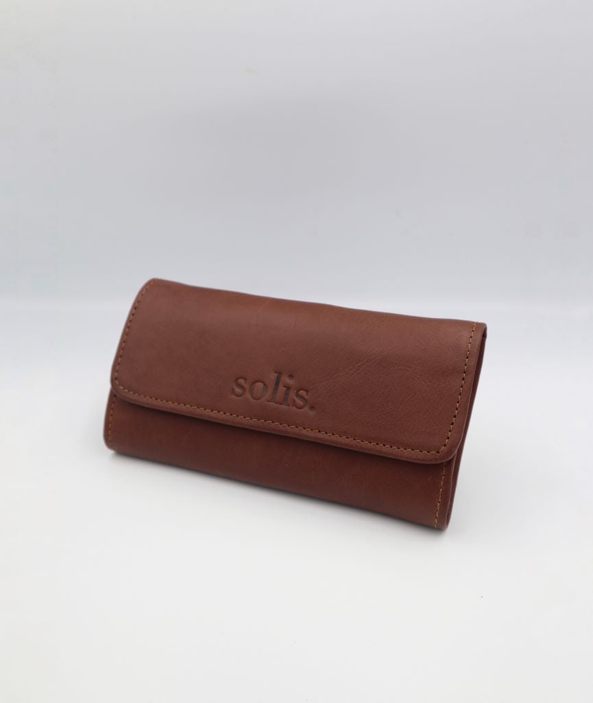 Lynn Genuine Leather Wallet in Tobacco
