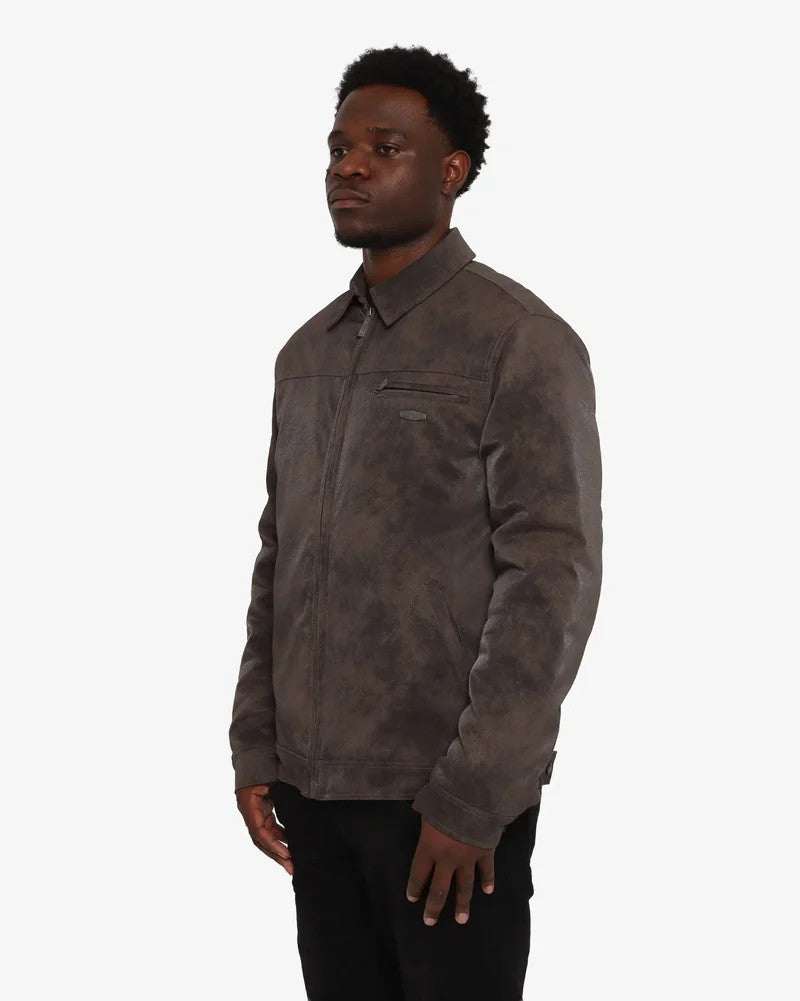Clark Padded Jacket in Chocolate
