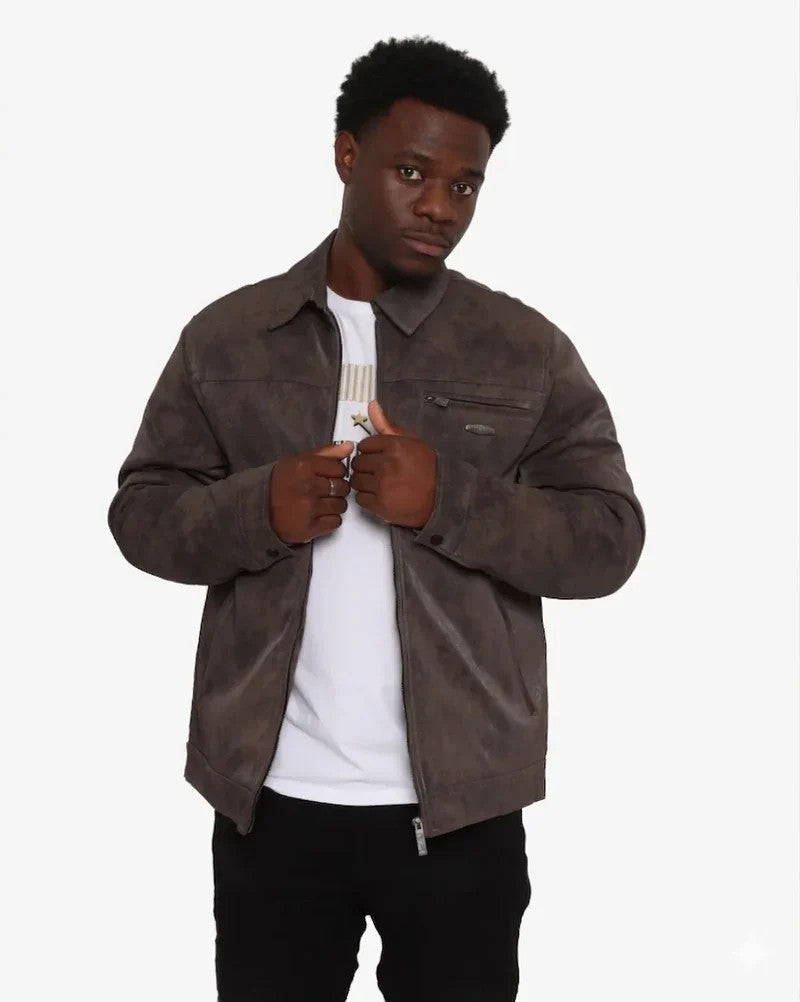 Clark Padded Jacket in Chocolate