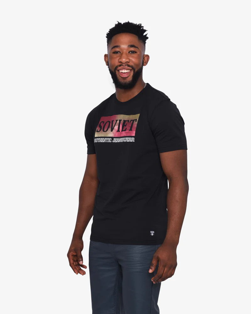 Domain SS Tee in Black